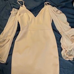 BCBG mini cold shoulder dress-